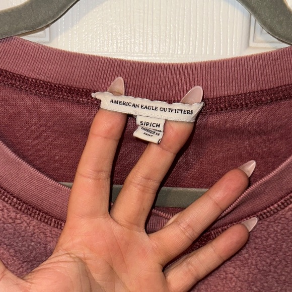 American Eagle Outfitters Red Crew Neck Sweater - Picture 2 of 3